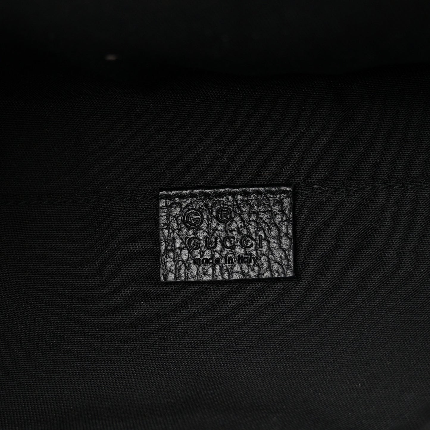 Nylon Monogram Fanny Pack Belt Bag Black