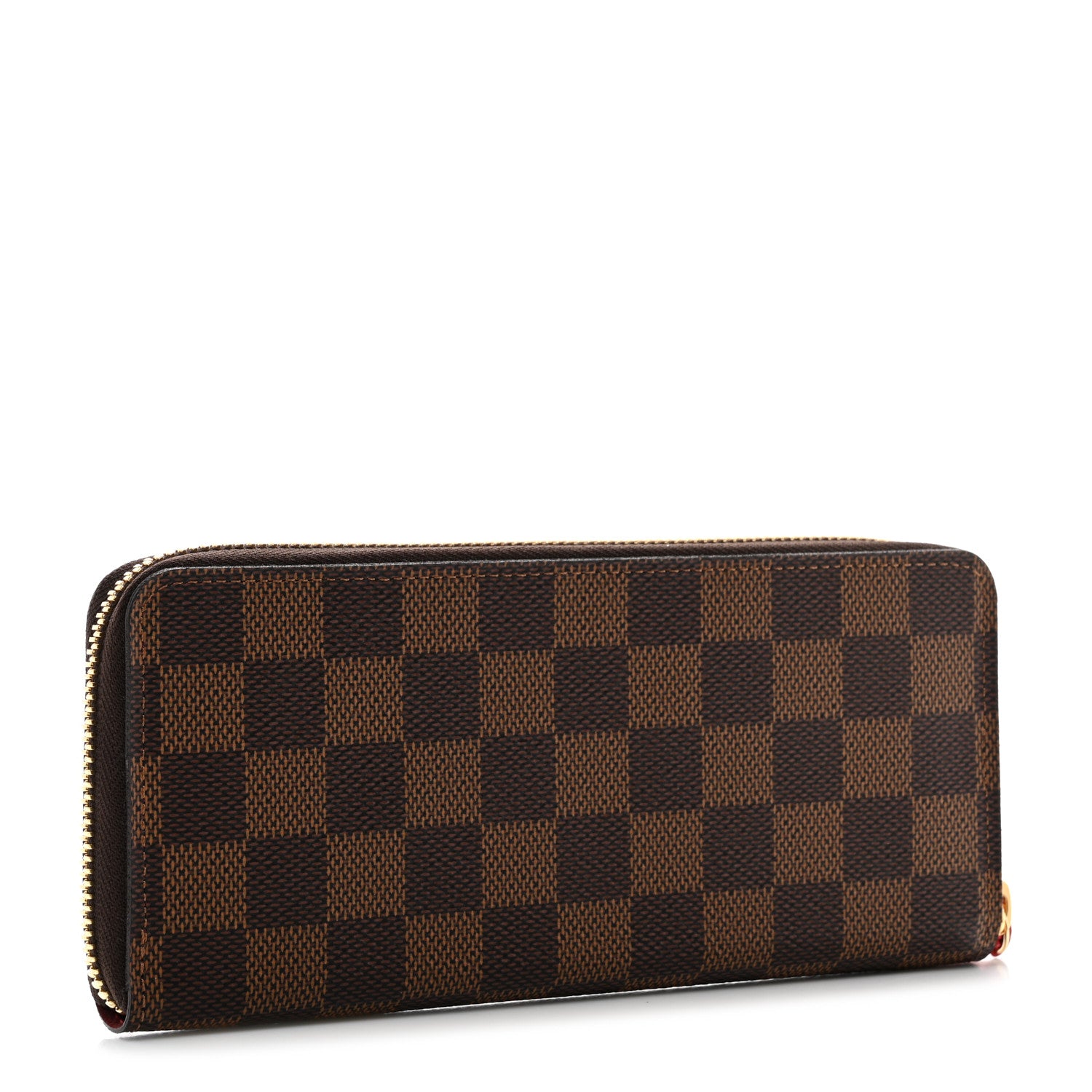 Louis Vuitton Damier Ebene Clemence Wallet Cherry 3 of 8