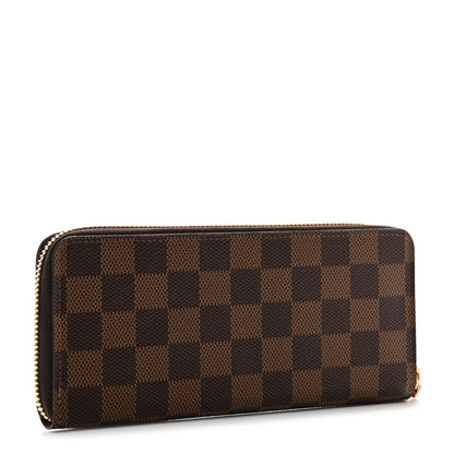 Louis Vuitton Damier Ebene Clemence Wallet Cherry 3 of 8