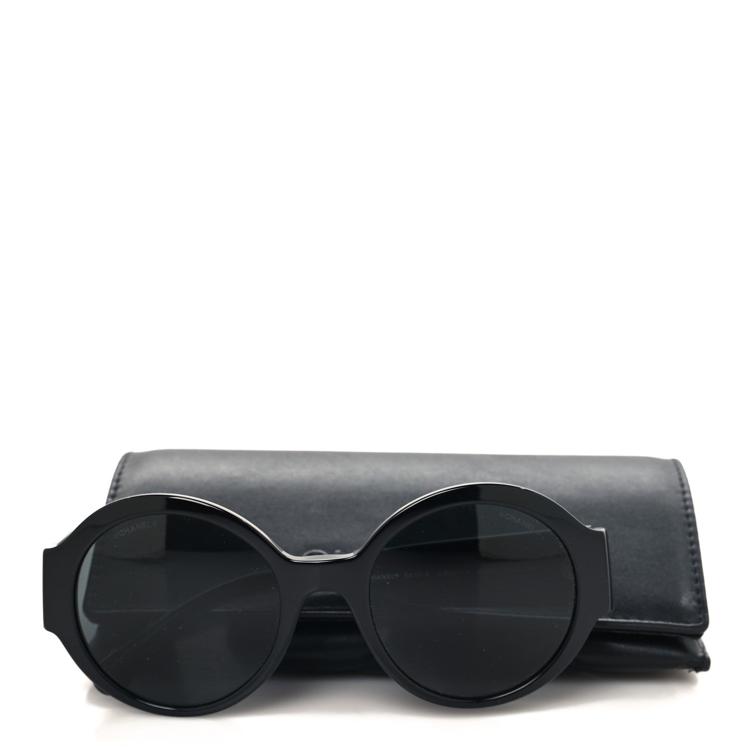 Chanel Acetate Round Sunglasses 5410-A Black 7 of 7