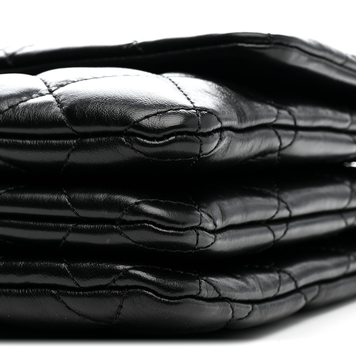 Chanel Lambskin Quilted Medium Pillow Crush Flap Bag Black 10 of 10