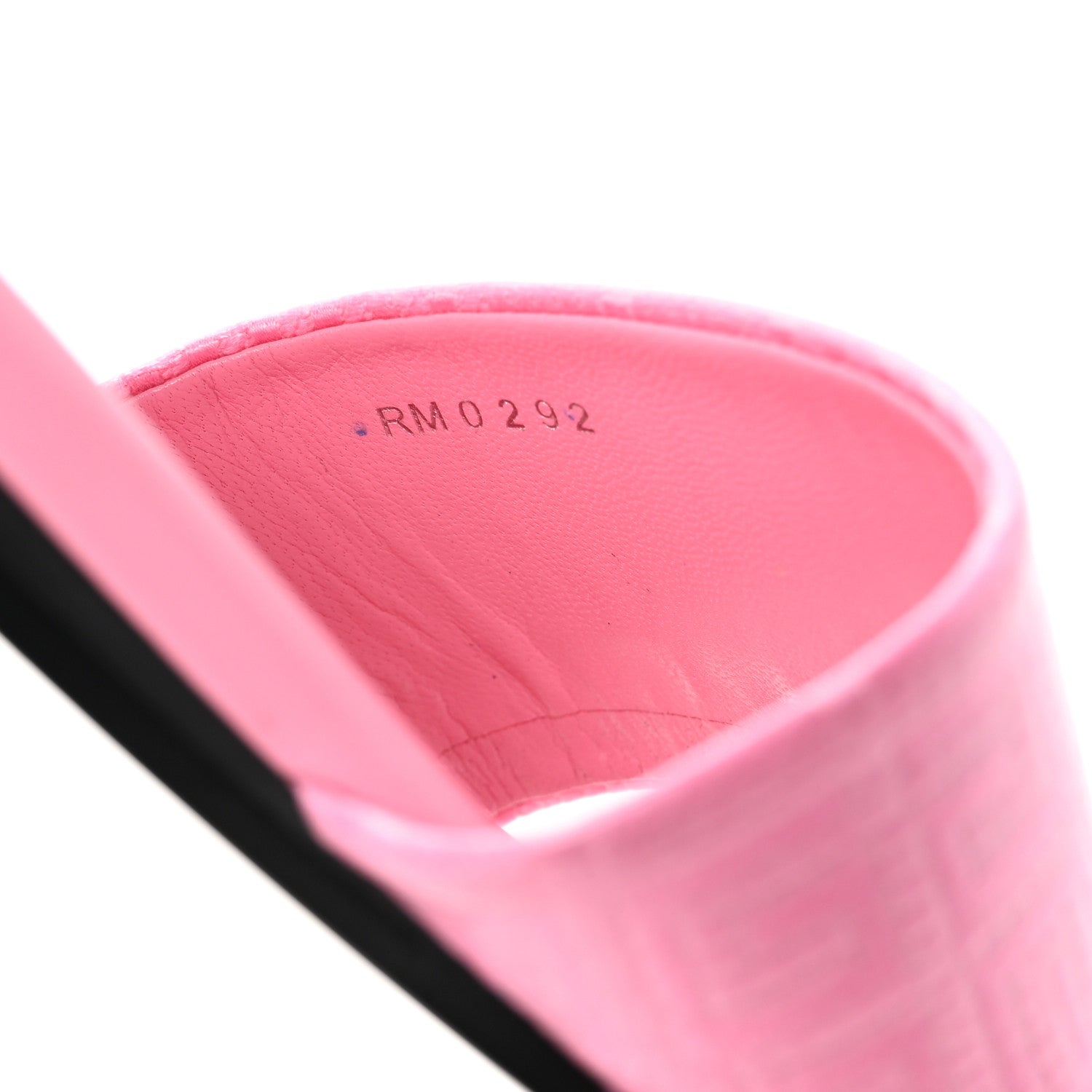 Givenchy Coated Canvas Logo 4G Embossed Flat Sandals 36.5 Pink