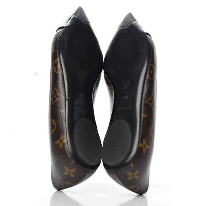 Louis Vuitton Patent Monogram Fetish Ballerina Flats 37.5 5 of 9