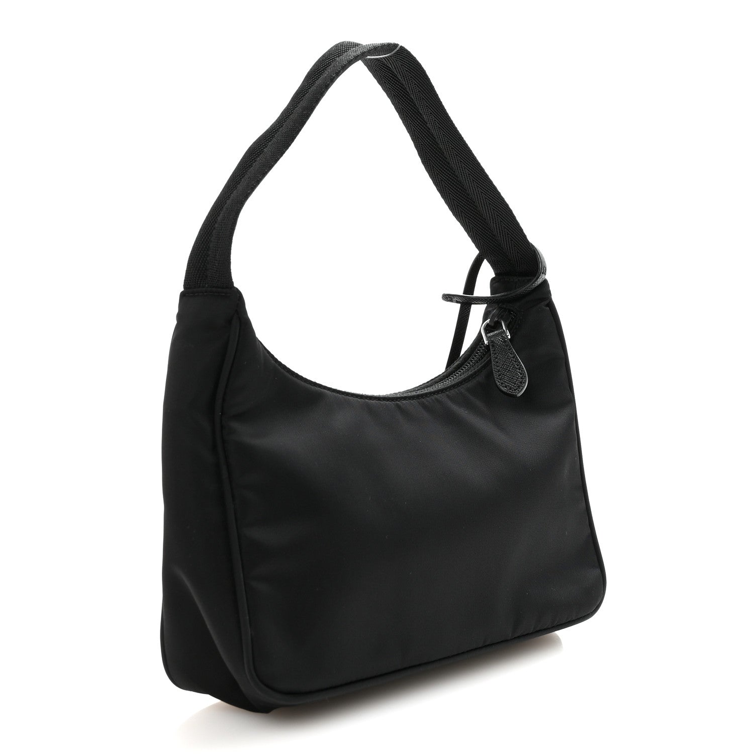 Prada Tessuto Nylon Mini Re-Edition 2000 Bag Black 3 of 9