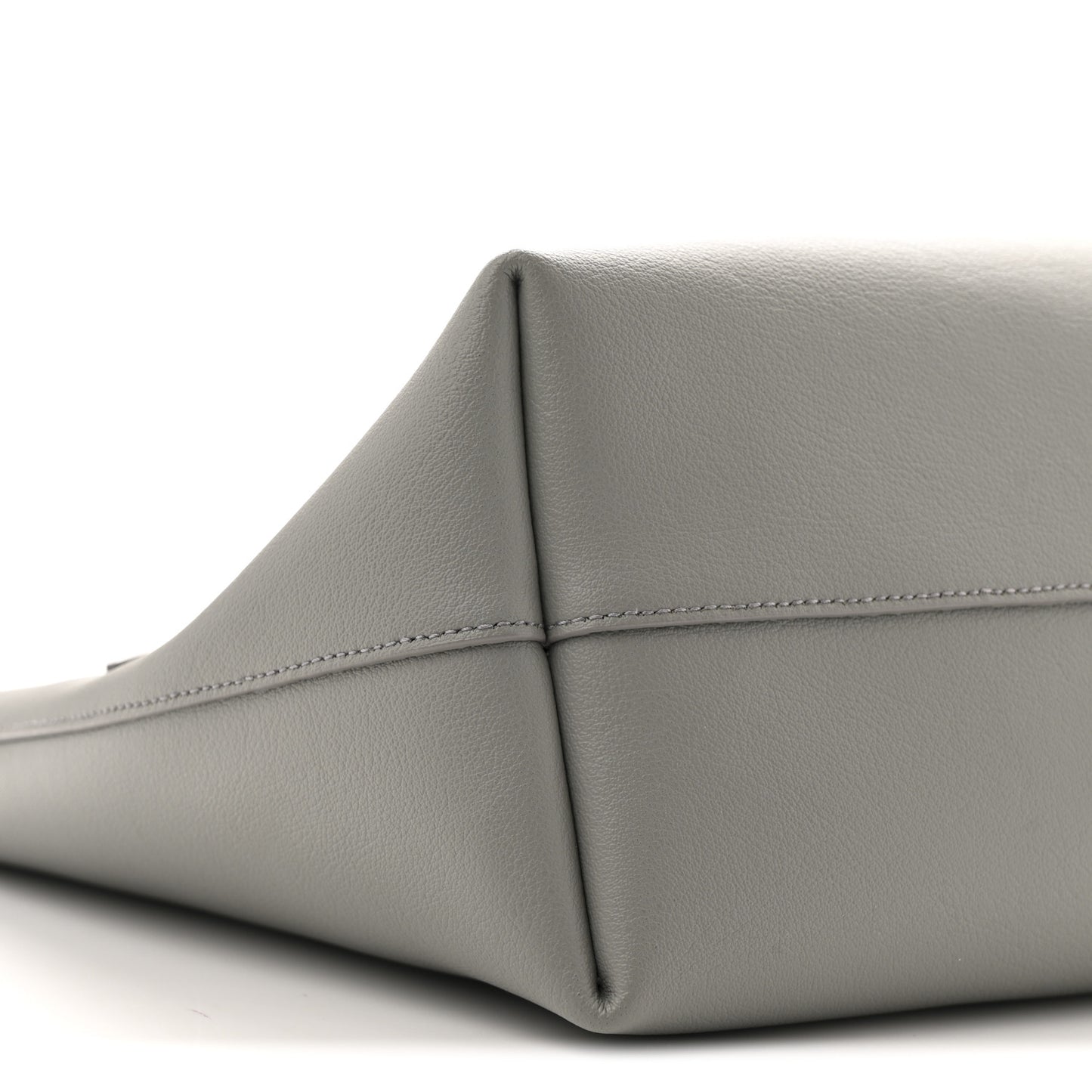 Calfskin Large Shopping Tote Granite