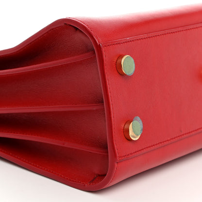 Saint Laurent Calfskin Nano Sac De Jour Lipstick Red 9 of 10