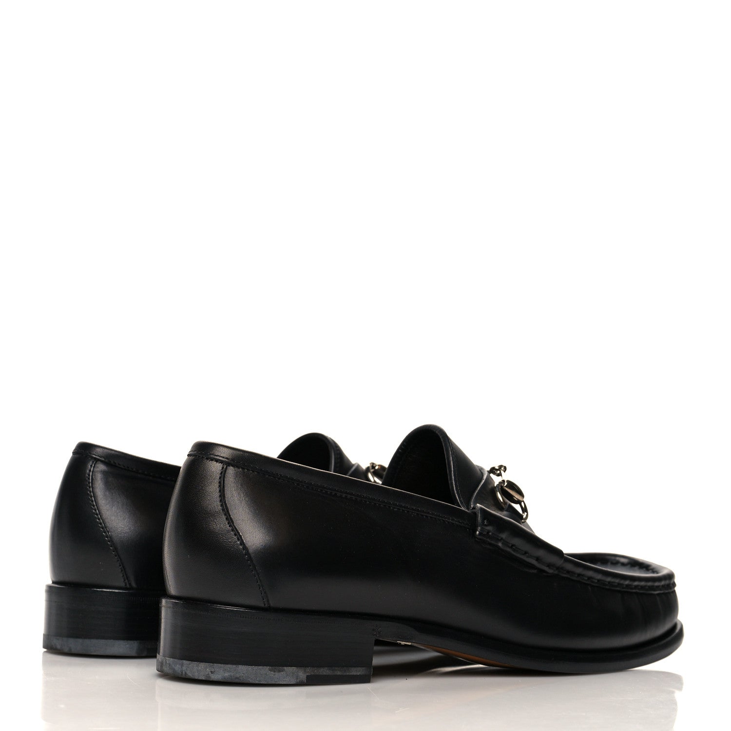 Gucci Calfskin Mens 1953 Horsebit Loafers 9 Black 4 of 11