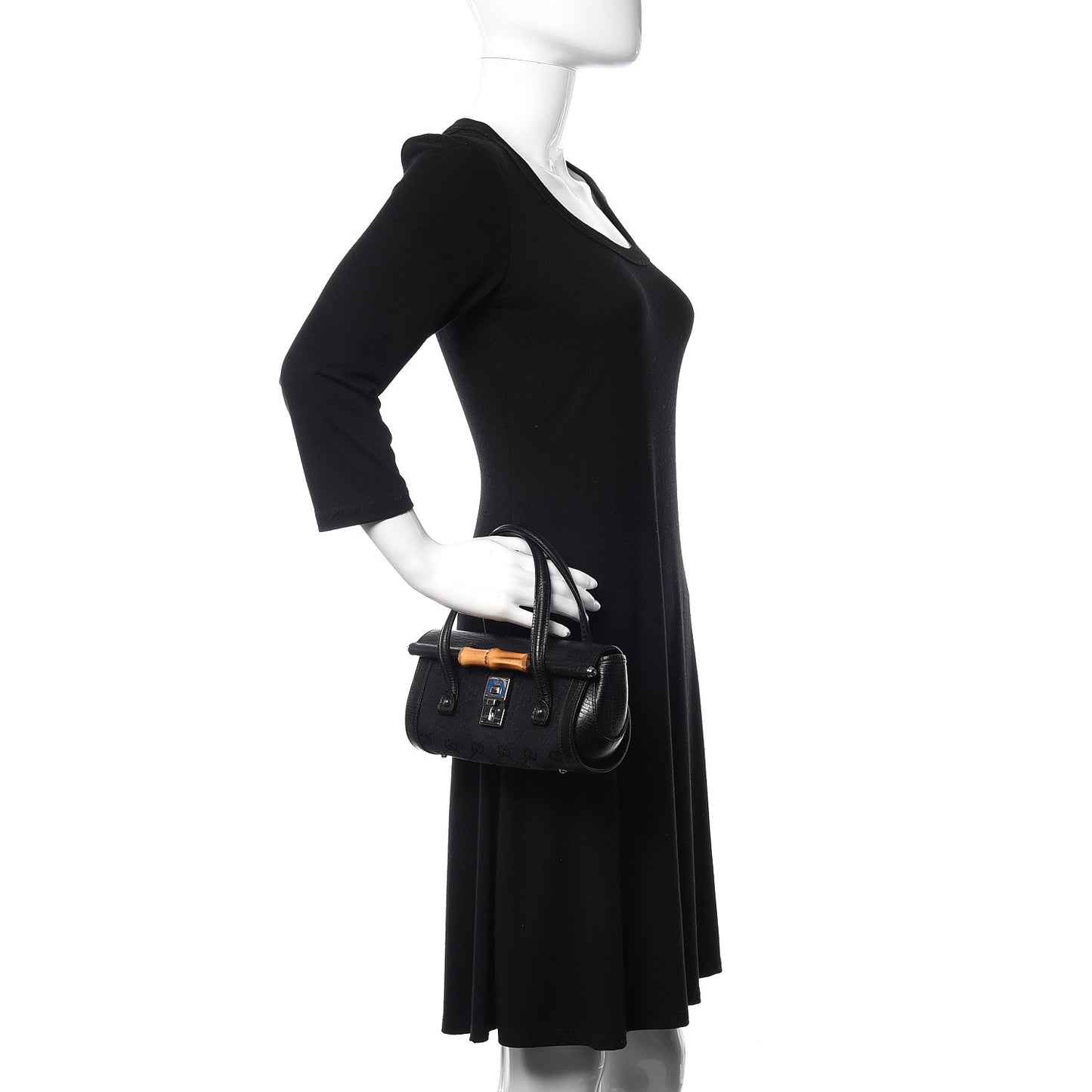 Monogram Small Bamboo Bullet Black