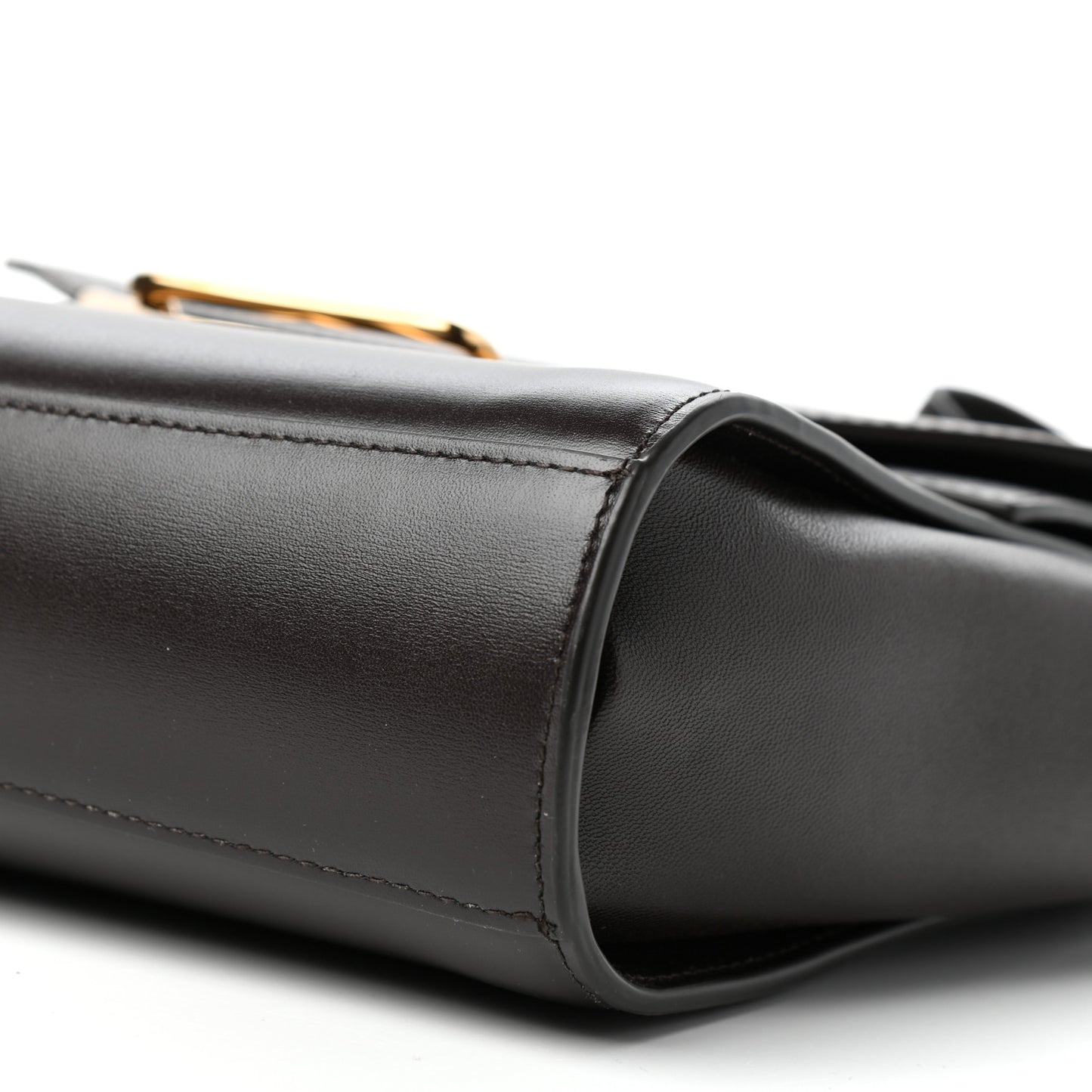 Box Calfskin Nappa Clip Bag Fondant