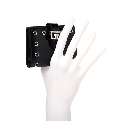Givenchy Calfskin Eyelet GV3 Card Case Black 2 of 11