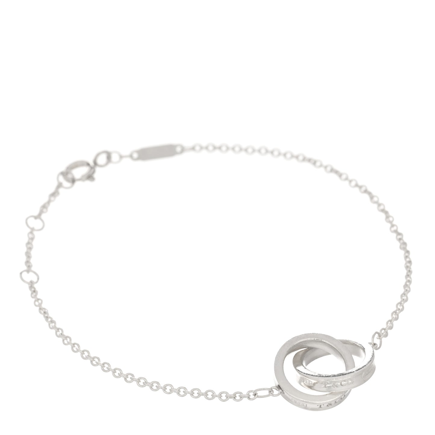 Sterling Silver 1837 Interlocking Bracelet