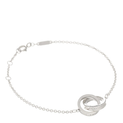 Tiffany Sterling Silver 1837 Interlocking Bracelet 1 of 3