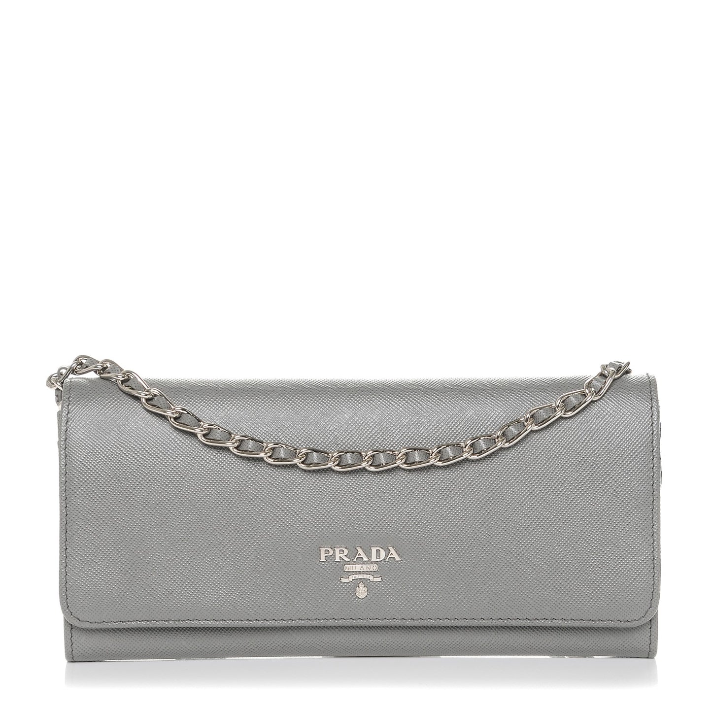 Saffiano Metal Oro Chain Wallet Marmo