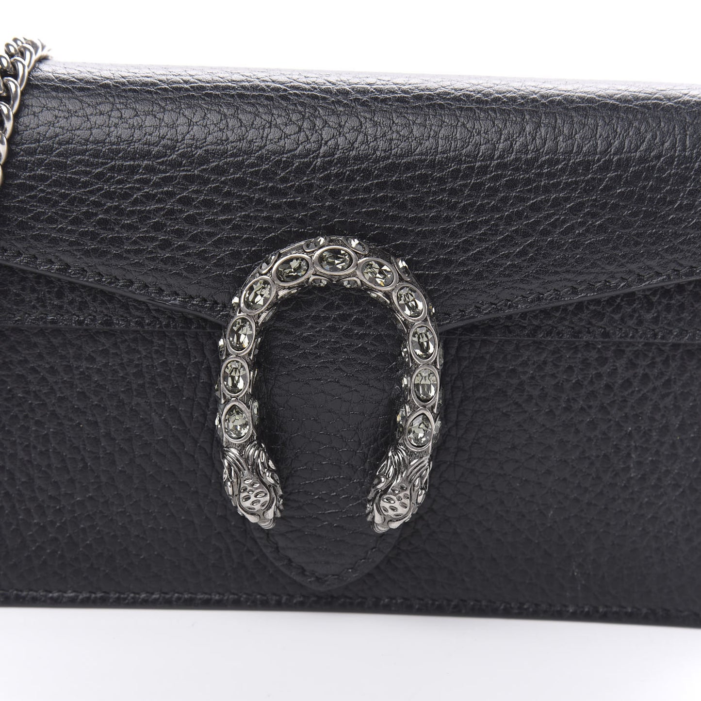 Calfskin Super Mini Dionysus Shoulder Bag Black