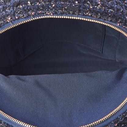 Chanel Tweed Front Pocket Backpack Navy 4 of 9