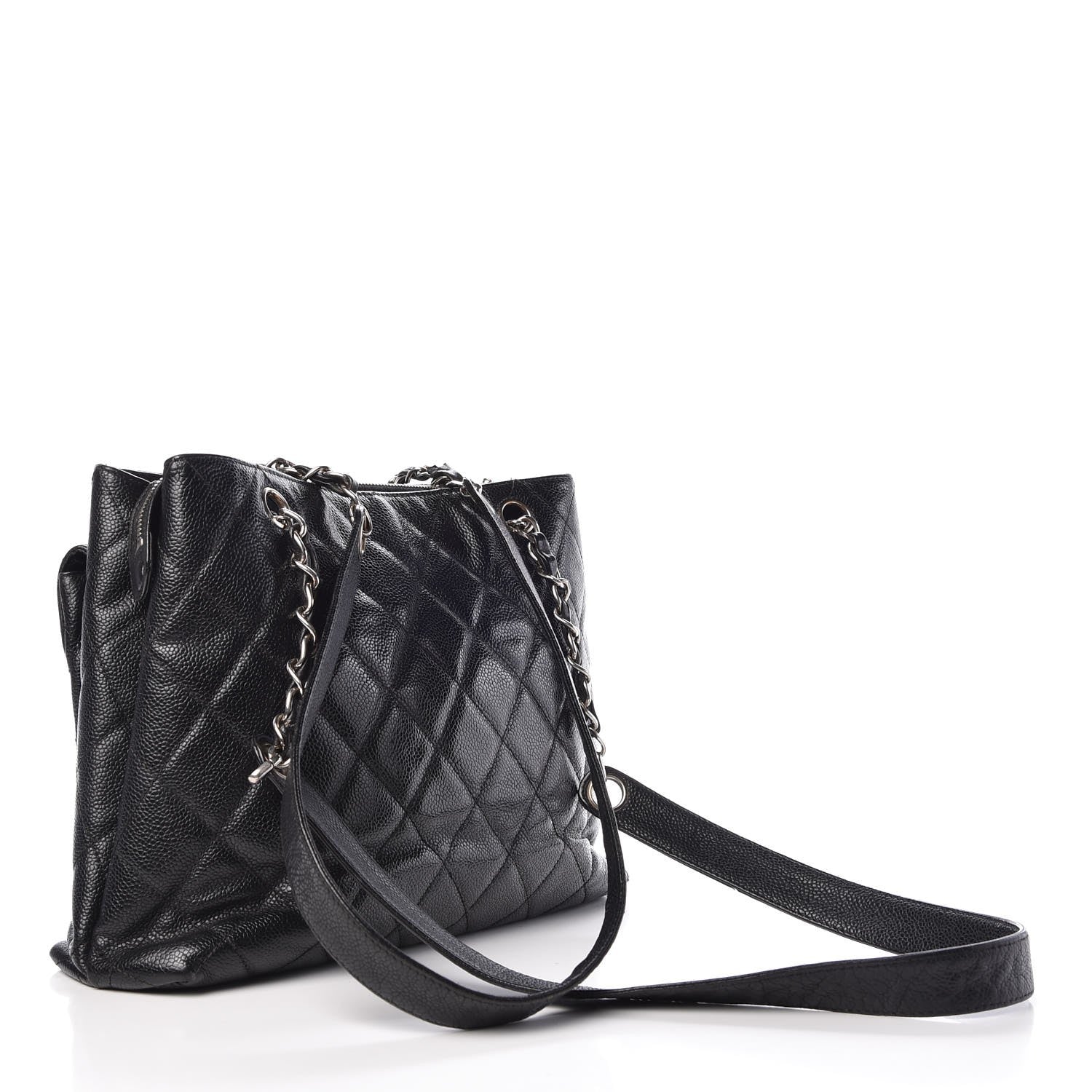 Chanel Caviar Quilted Flap Shoulder Bag Black 3 of 14