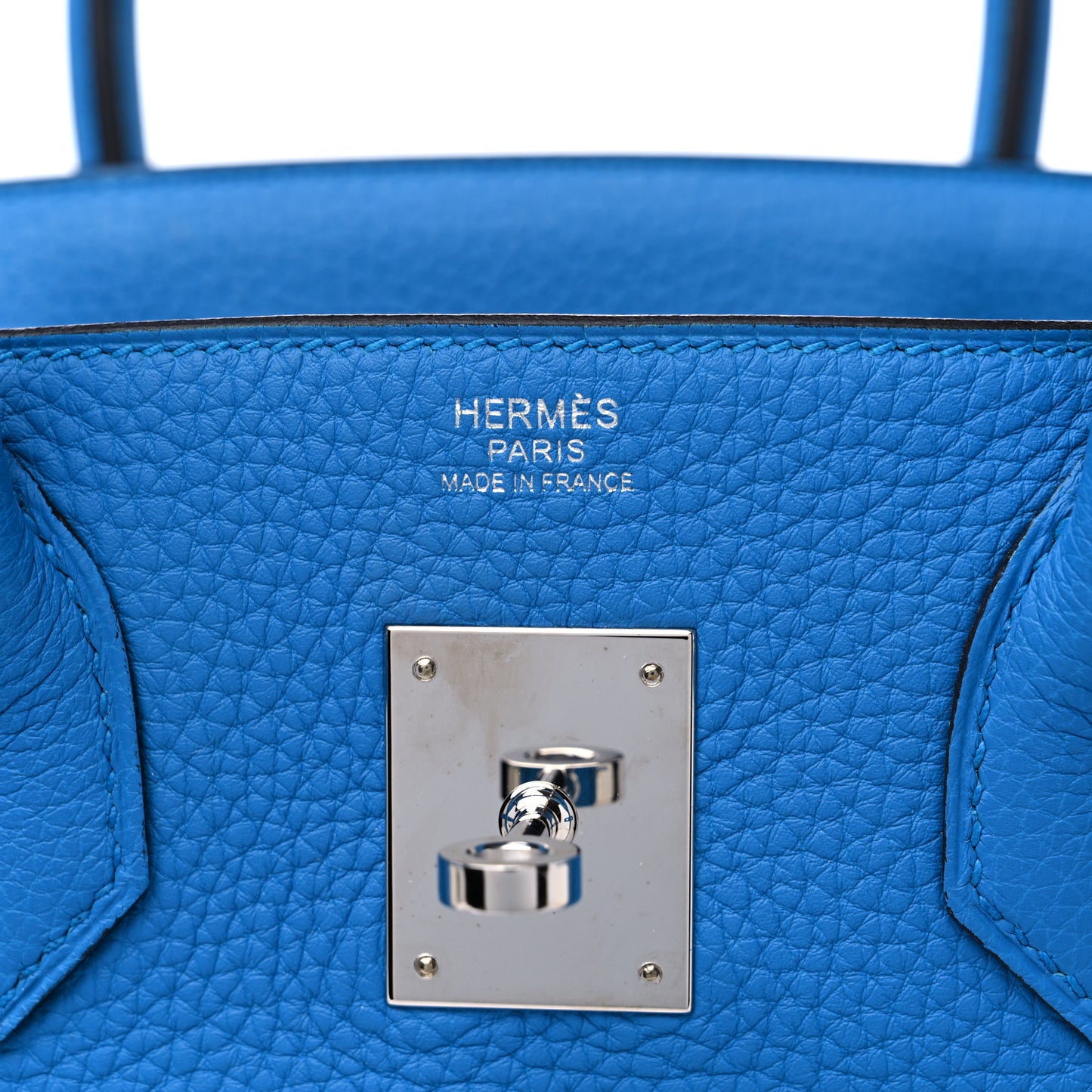 Togo Verso Birkin 30 Bleu Zanzibar Malachite