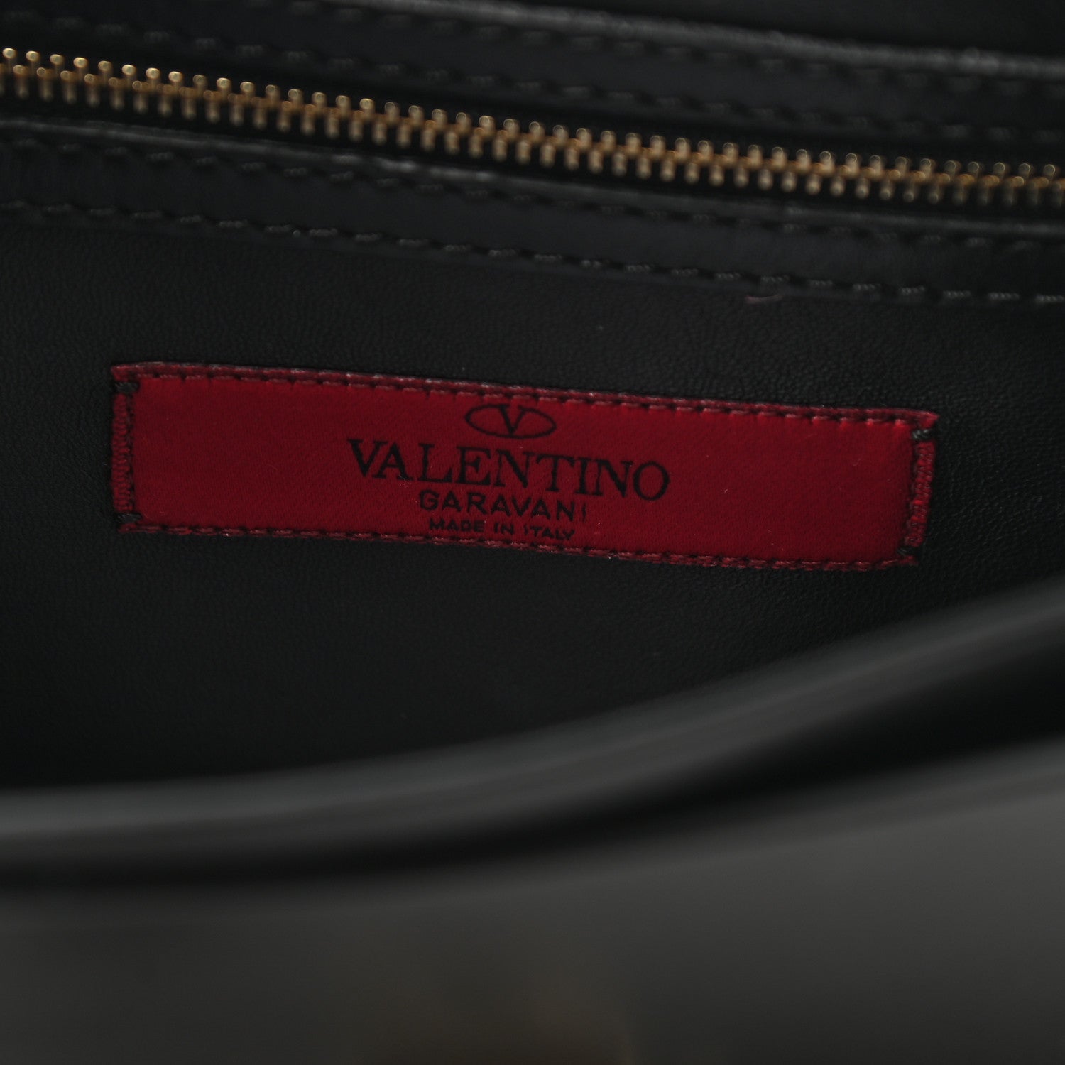 Valentino Garavani Vitello Rockstud Shoulder Flap Messenger Bag Black 6 of 8