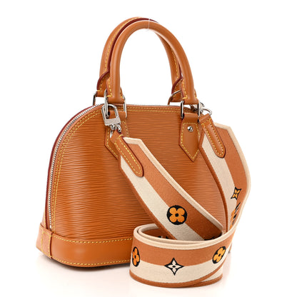 Louis Vuitton Epi Jacquard Alma BB Honey Gold 3 of 9