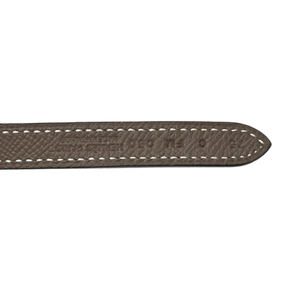 Hermes Swift Epsom 13mm Gamma Belt 75 30 Black Etoupe 5 of 5