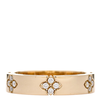 Roberto Coin 18K Yellow Gold Diamond Narrow Love in Verona Band Ring 53 6.5 1 of 5