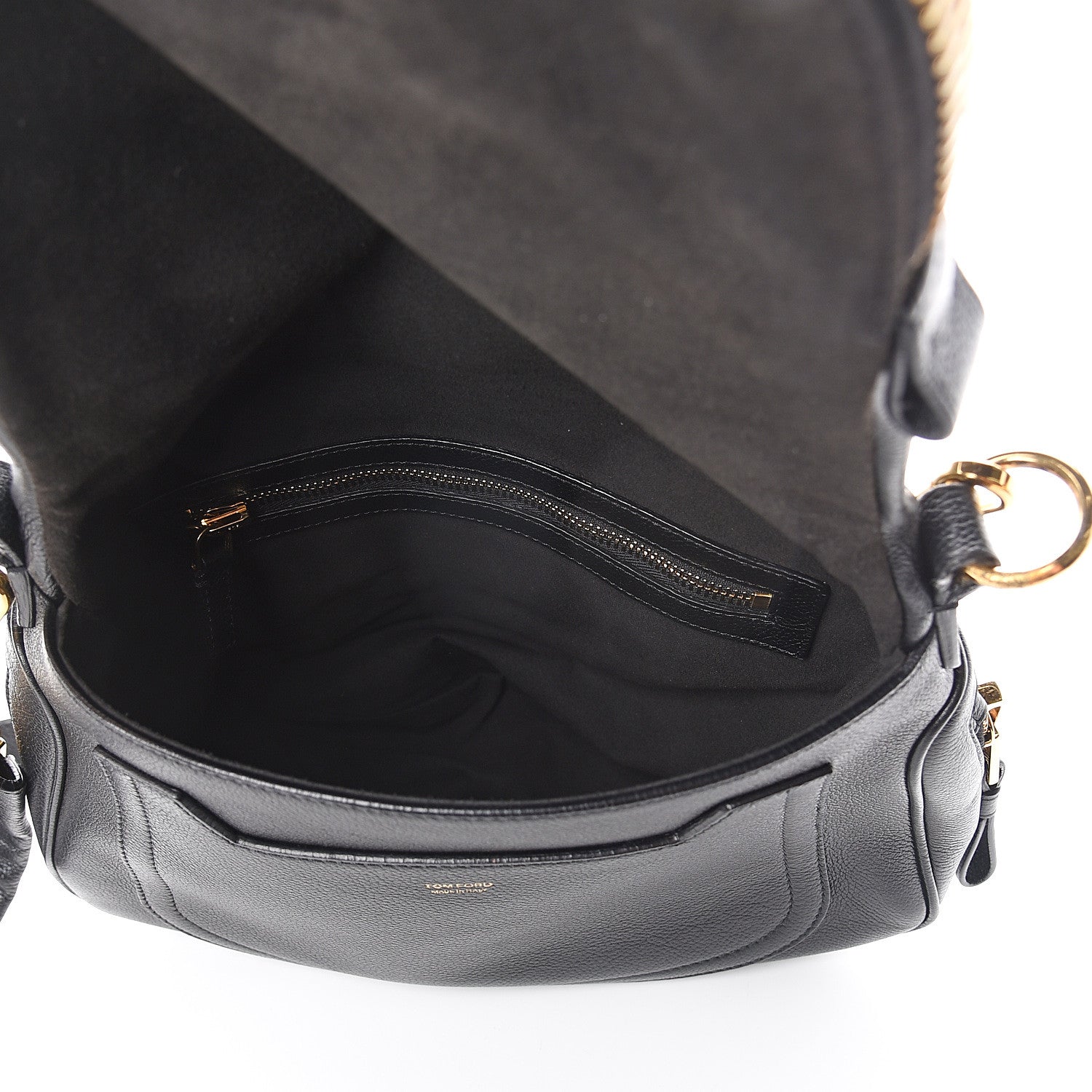 Tom Ford Grained Calfskin Medium Jennifer Crossbody Bag Black 4 of 8