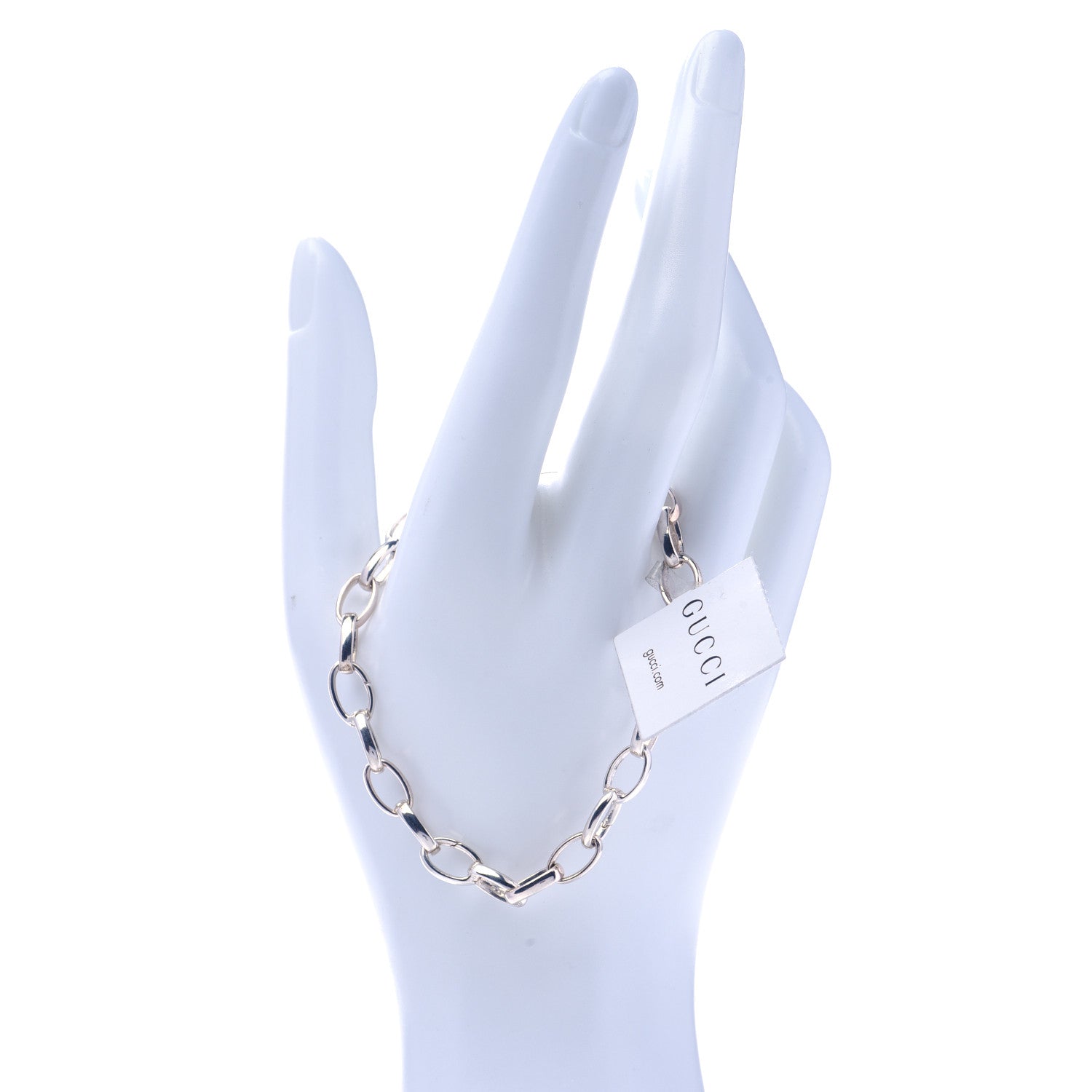 Gucci Sterling Silver Link Bracelet 2 of 5