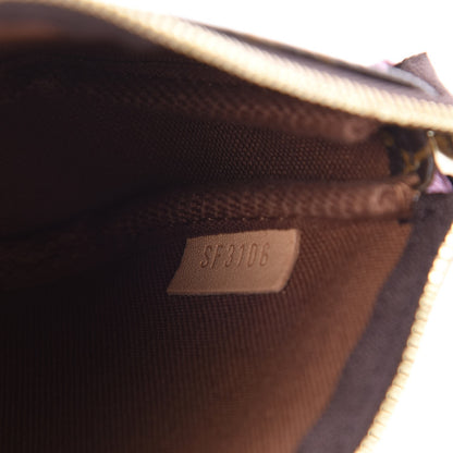 Louis Vuitton Monogram 2016 Christmas Animation Mini Pochette Accessories Rose Ballerine 7 of 7