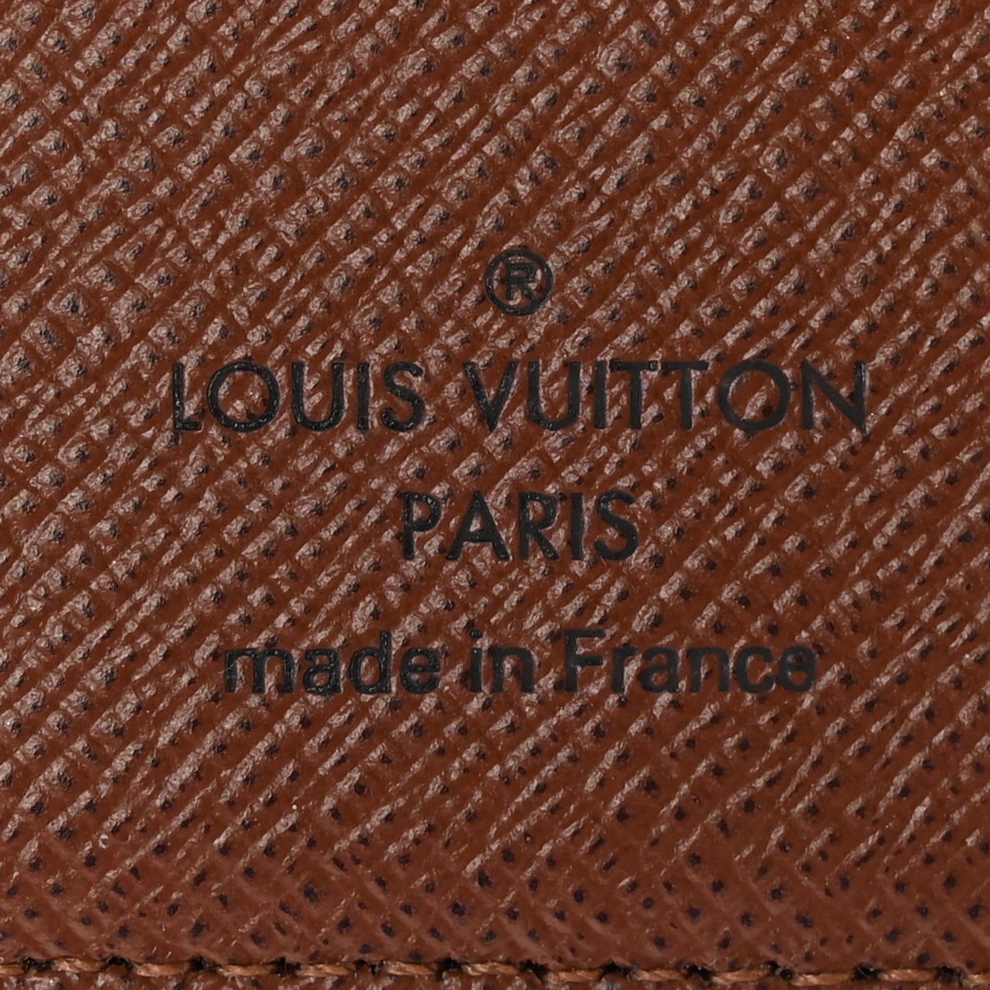 Monogram Checkbook Holder Case Wallet