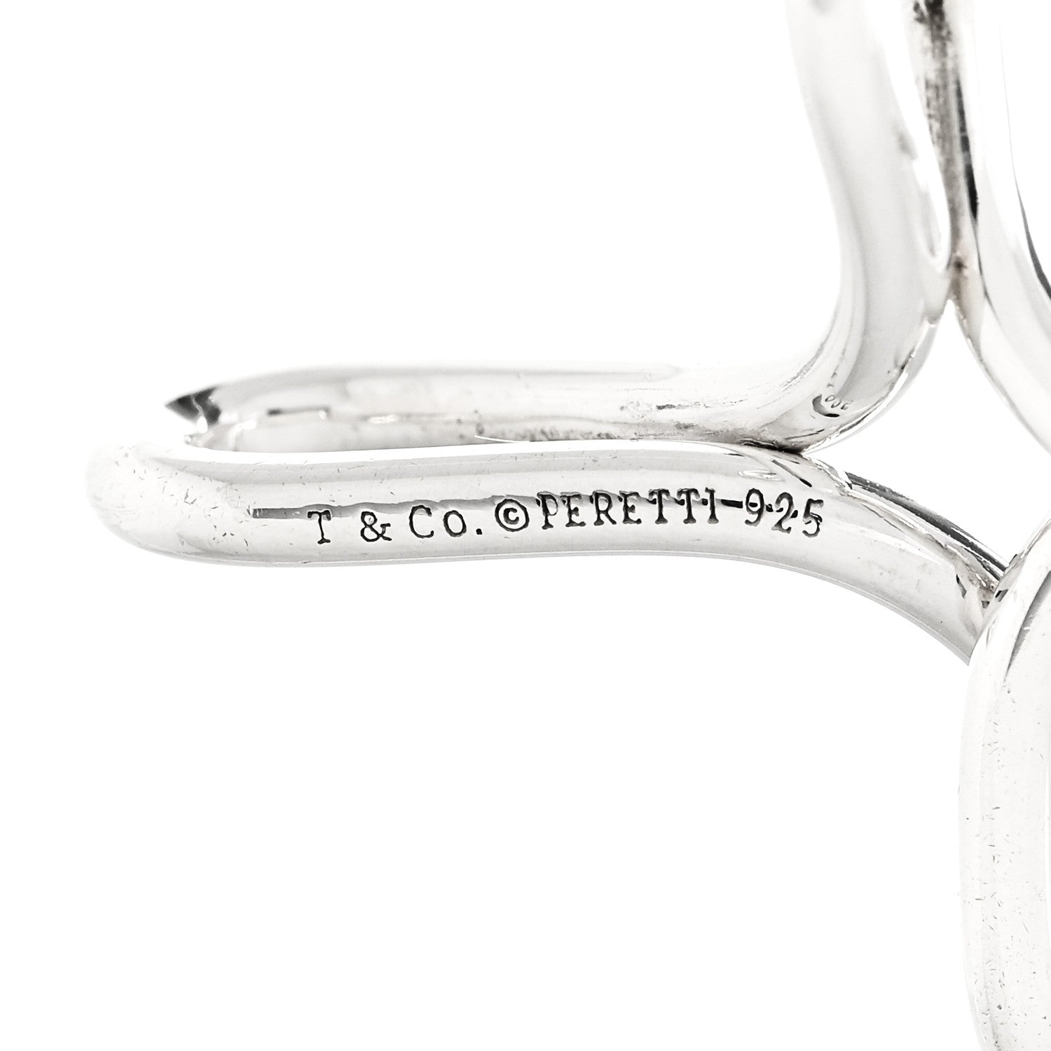 Tiffany Sterling Silver Elsa Peretti Infinity Cross Pendant 4 of 4