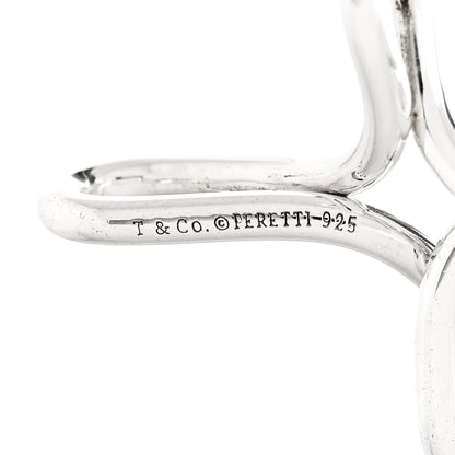 Tiffany Sterling Silver Elsa Peretti Infinity Cross Pendant 4 of 4