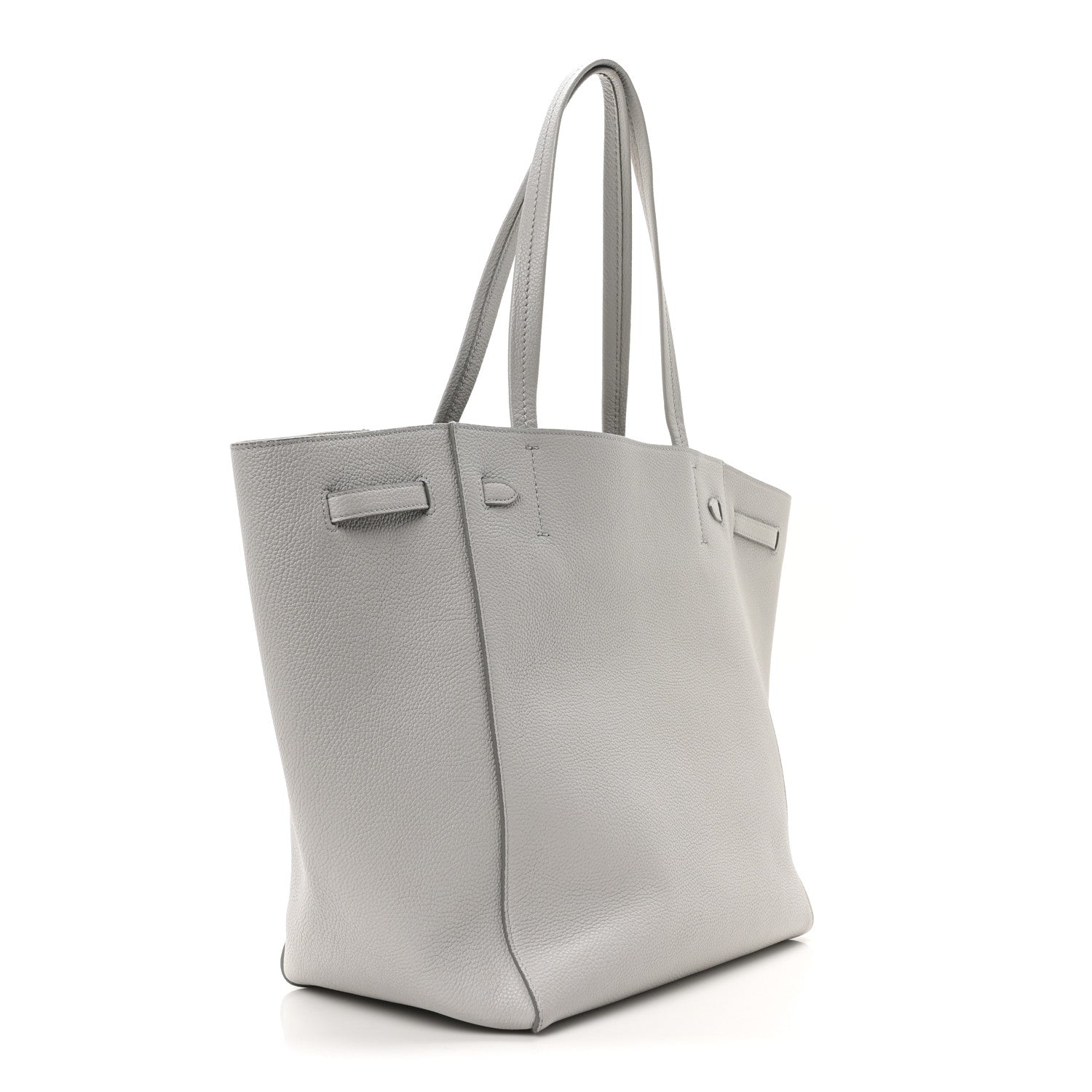 Celine Soft Grained Calfskin Small Belt Cabas Phantom Mineral 3 of 10