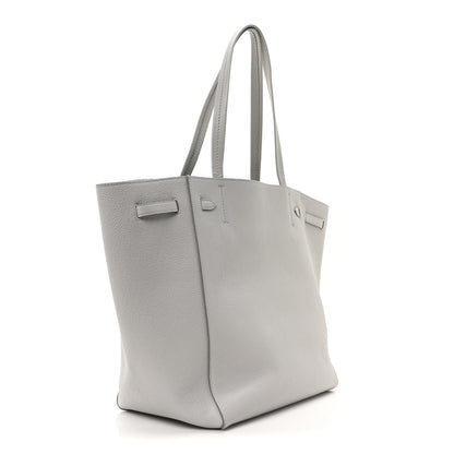 Celine Soft Grained Calfskin Small Belt Cabas Phantom Mineral 3 of 10