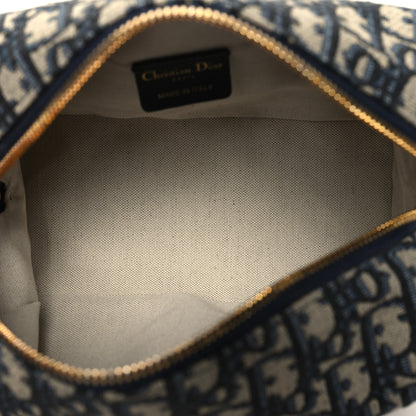 Christian Dior Oblique 30 Montaigne Cosmetic Pouch Blue 5 of 11
