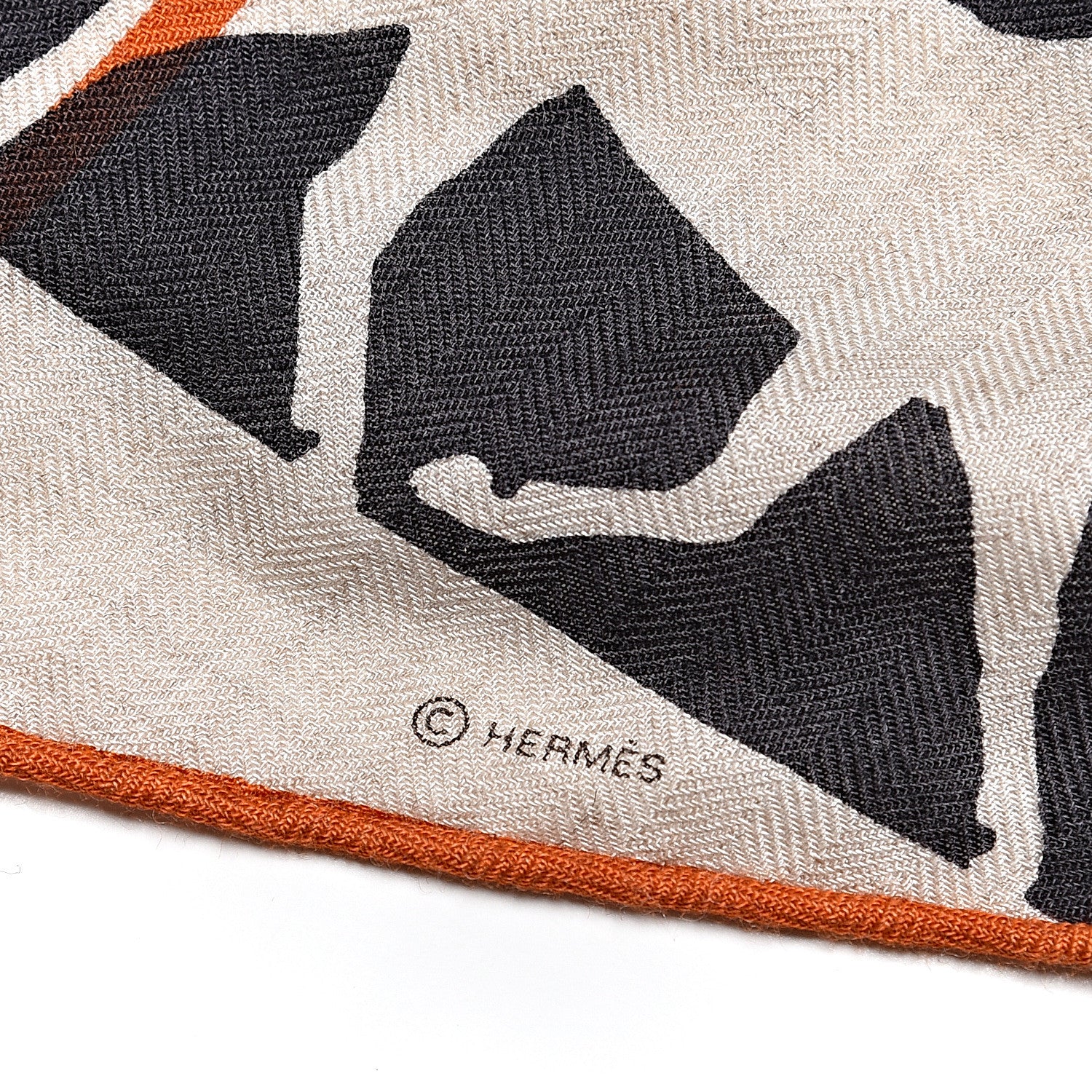 Hermes Cashmere Silk Losange Scarf GM 4 of 6