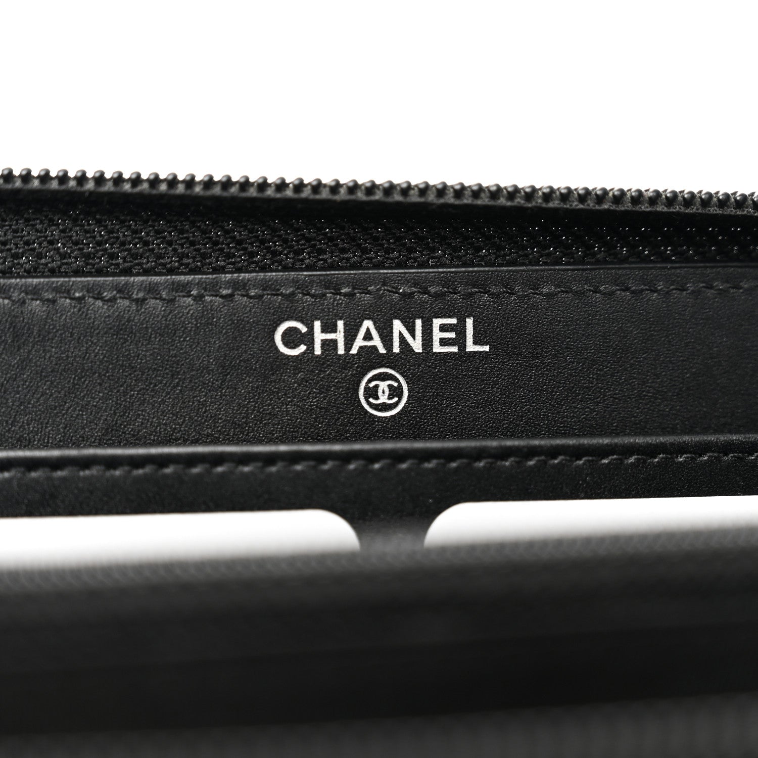 Chanel Caviar Large Timeless CC Zip Around Organizer Wallet Black 7 of 9