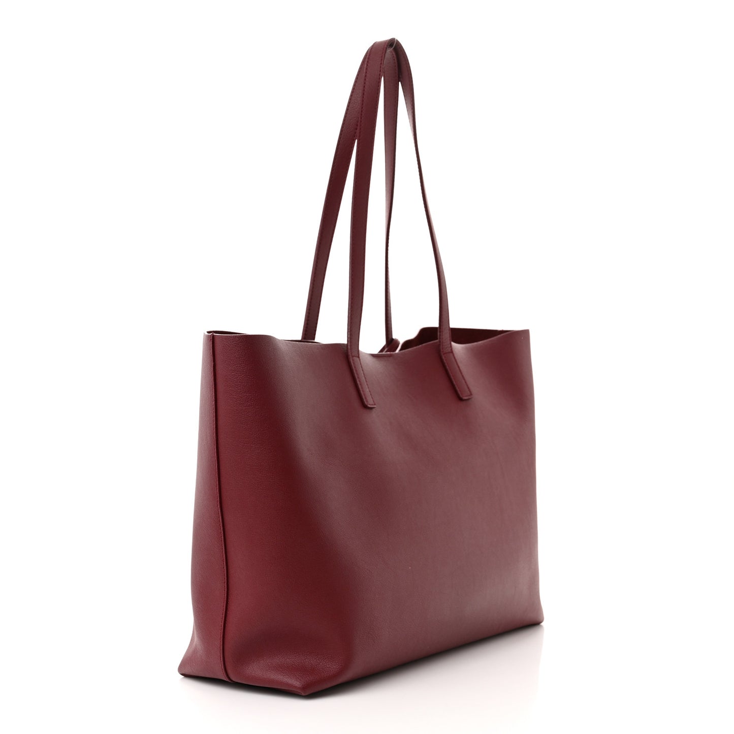 Calfskin Large Shopping Tote Opyum Red