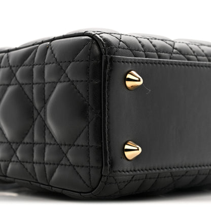 Christian Dior Lambskin Cannage Small My ABCDior Lady Dior Black 9 of 14