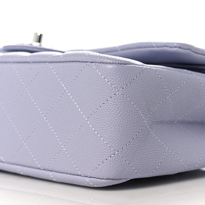 Chanel Caviar Quilted Medium Double Flap Light Purple 10 of 10