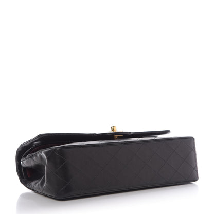 Chanel Lambskin Quilted Medium Double Flap Black 4 of 10