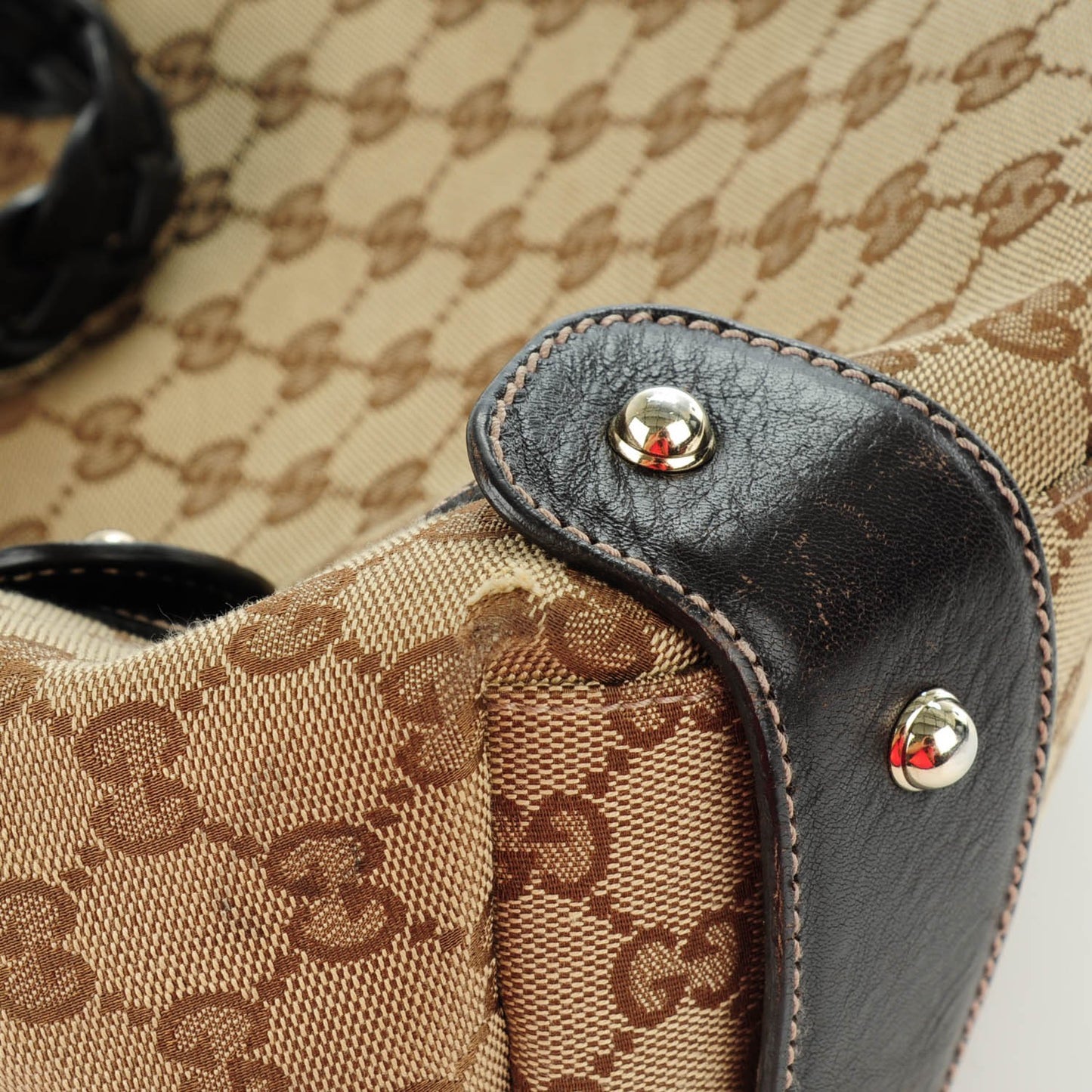 Monogram Small Pelham Shoulder Bag Dark Brown