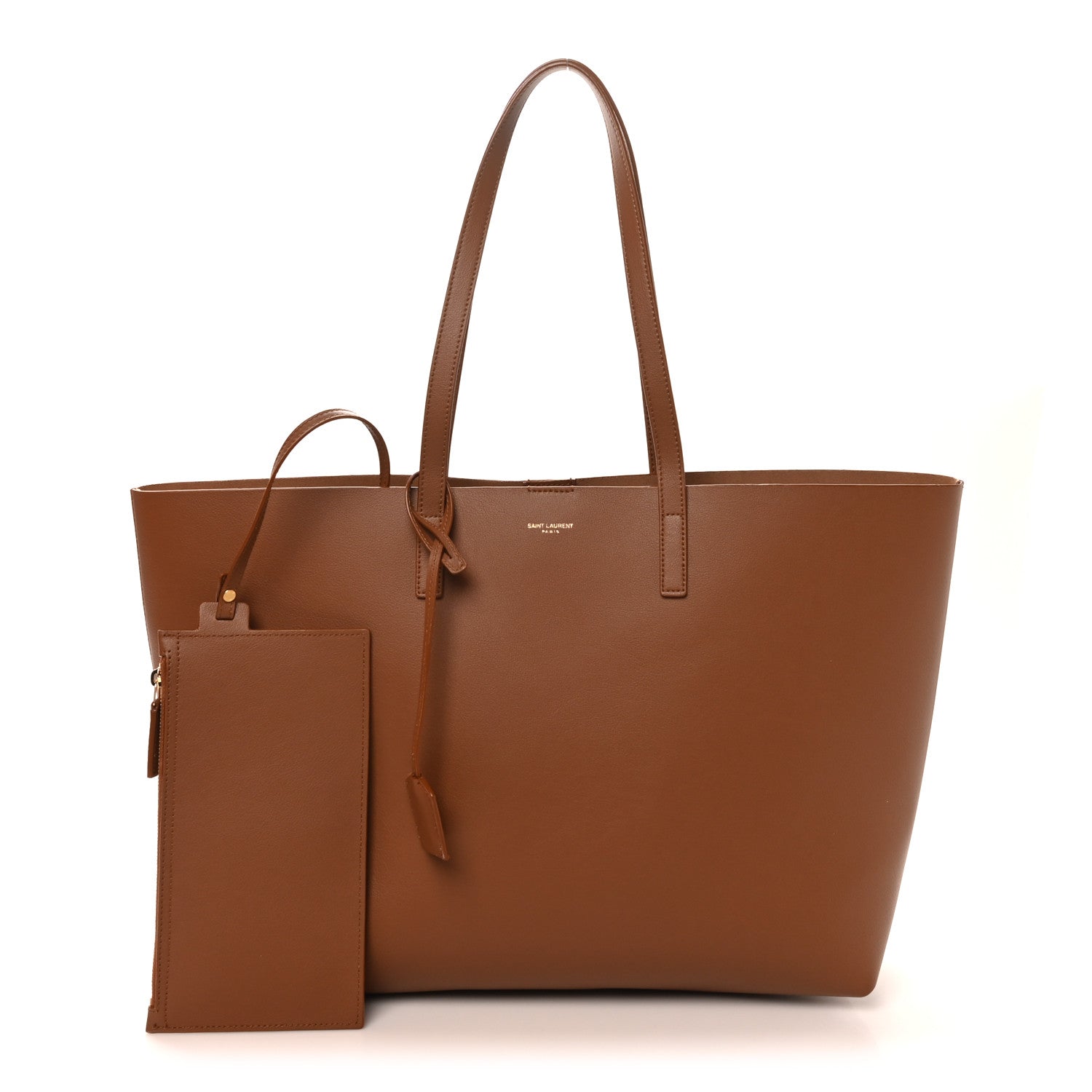 Saint Laurent Calfskin Large Shopping Tote Brick 3 of 11