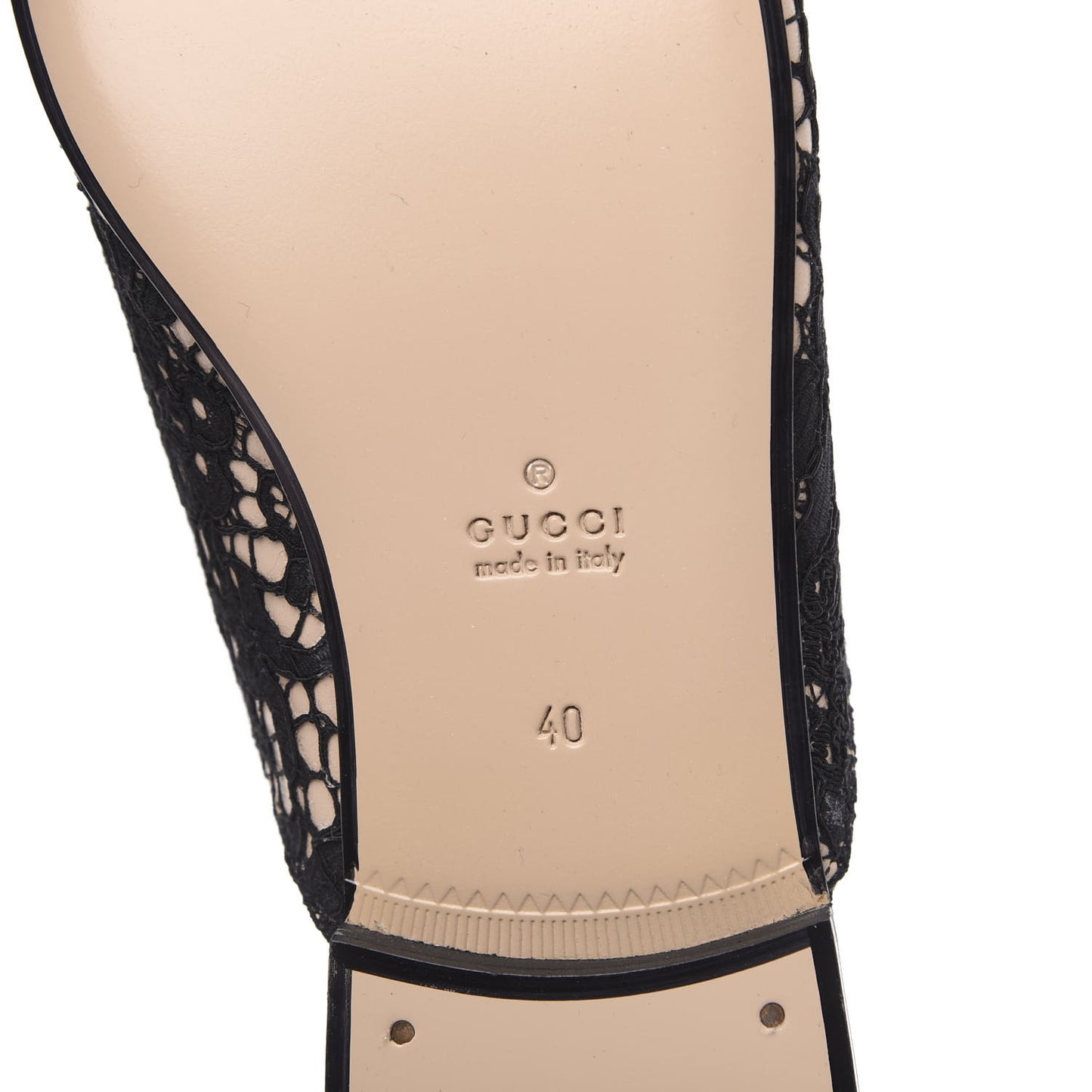 Lace Malaga Kid Womens Princetown Slippers 40 Black Skin Rose