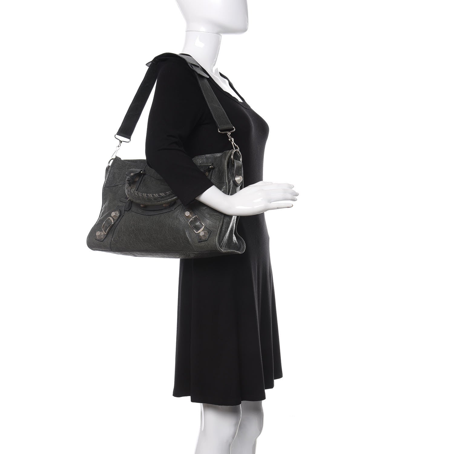 Balenciaga Agneau Giant 21 Silver Hardware City Anthracite 2 of 9