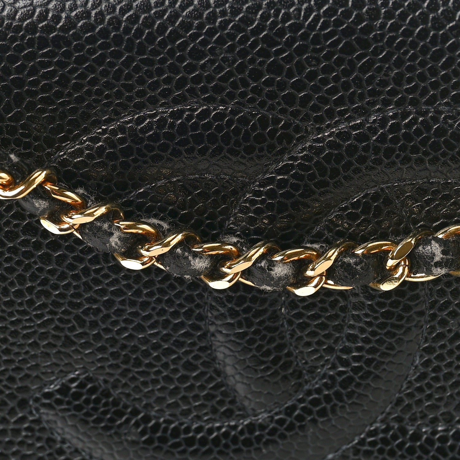 Chanel Caviar Timeless CC Wallet on Chain WOC Black 11 of 12