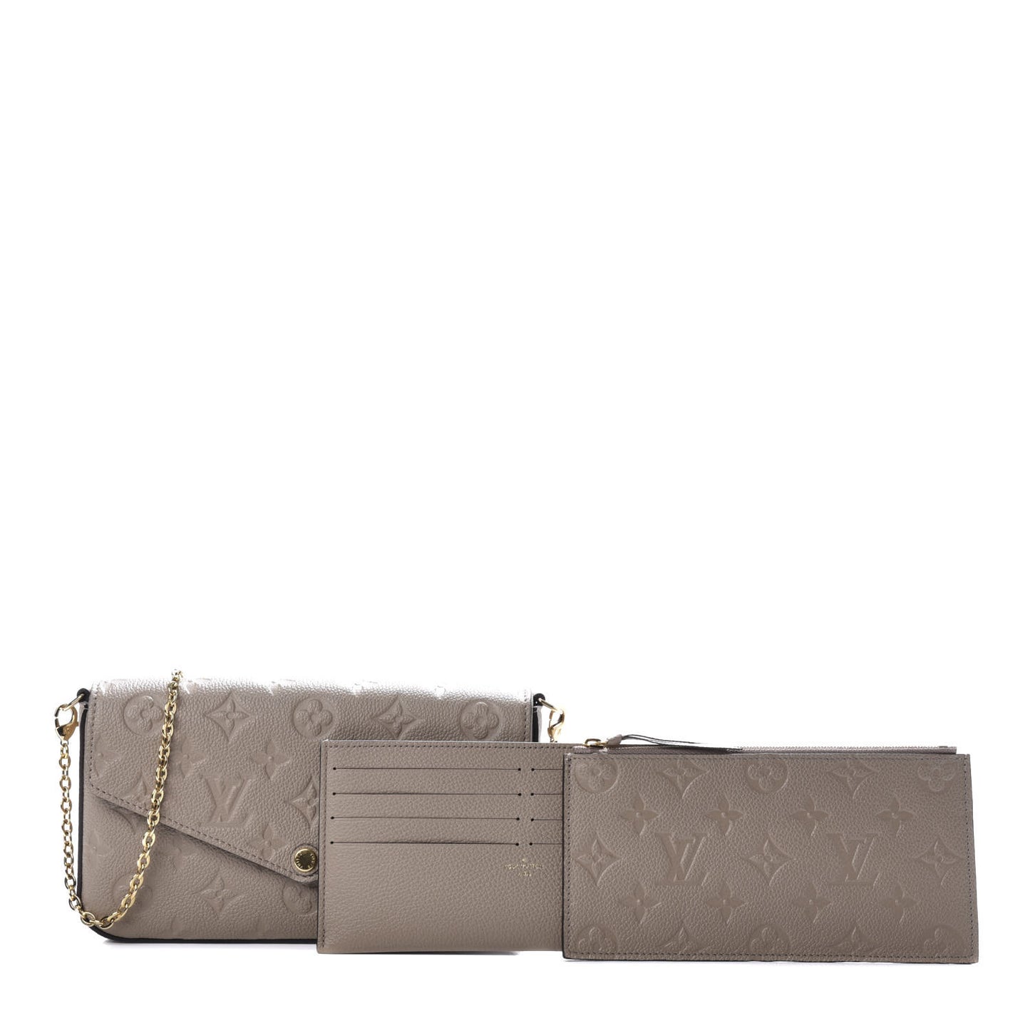 Empreinte Pochette Felicie Chain Wallet Tourterelle