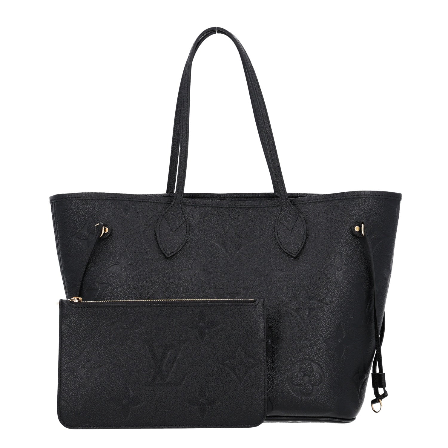 Louis Vuitton Empreinte Monogram Giant Neverfull MM Black 2 of 9