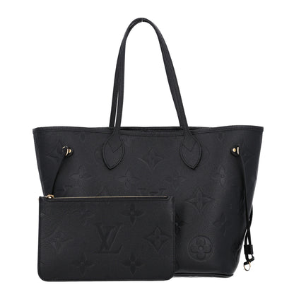 Louis Vuitton Empreinte Monogram Giant Neverfull MM Black 2 of 9
