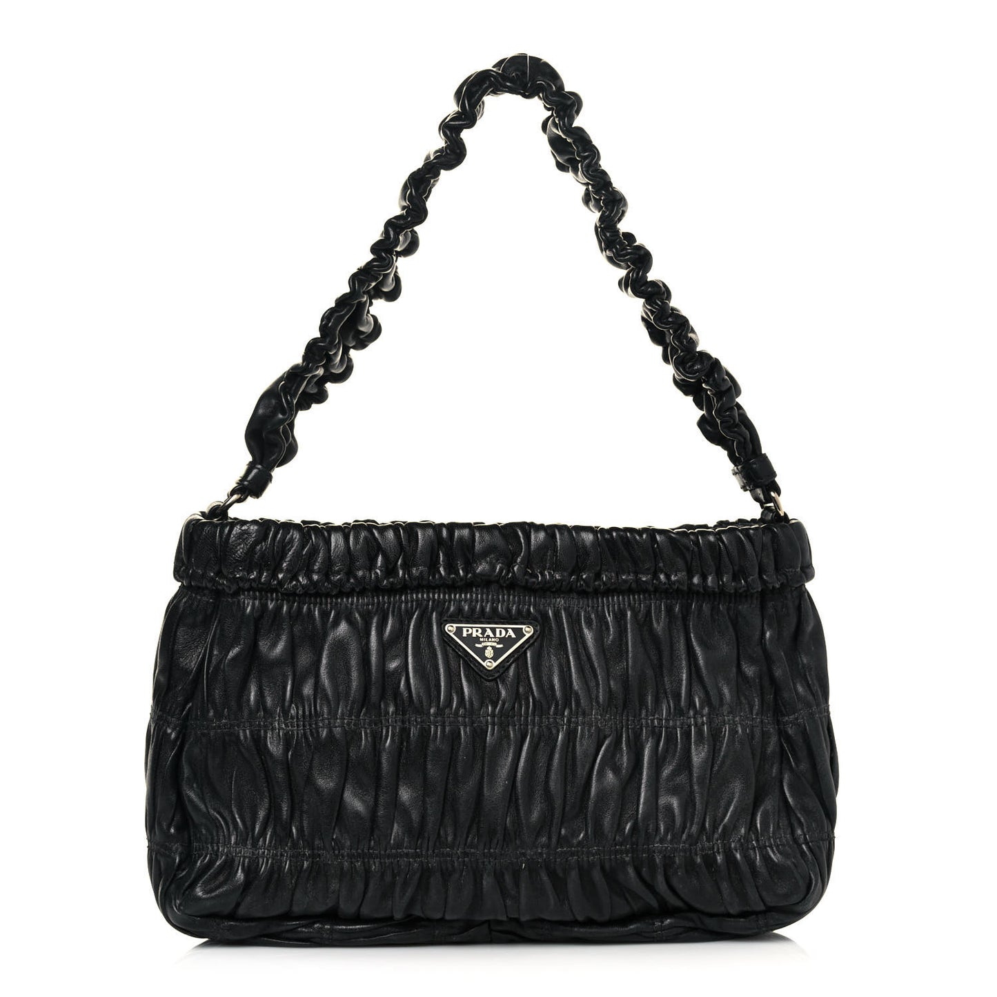 Nappa Gaufre Mini Bag Black