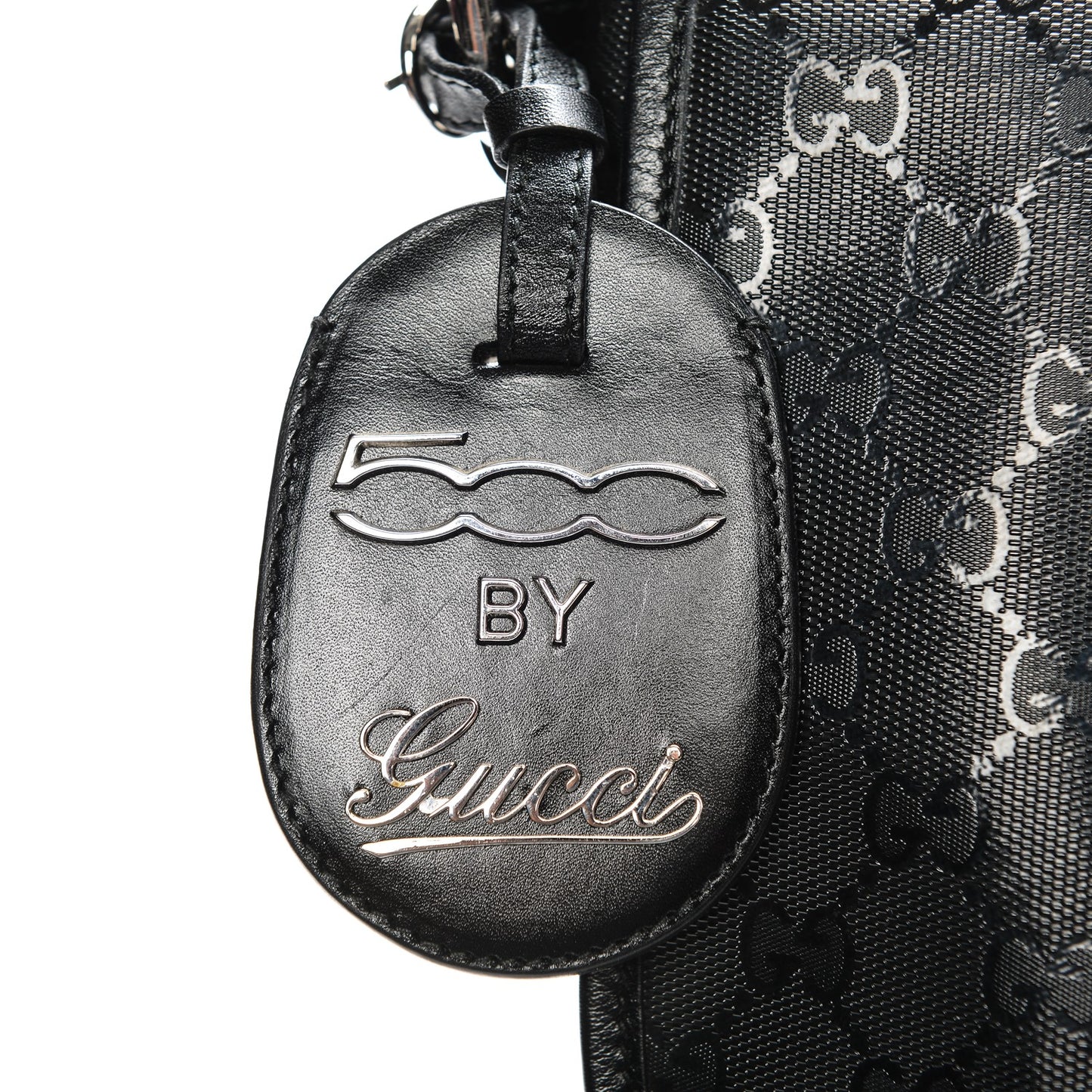 Imprime Monogram Medium Web 500 by Gucci Double Buckle Flap Messenger Bag Black